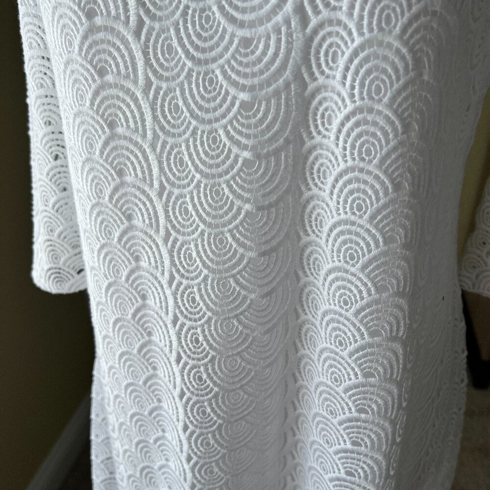 Diane Von Furstenberg White Shift Dress